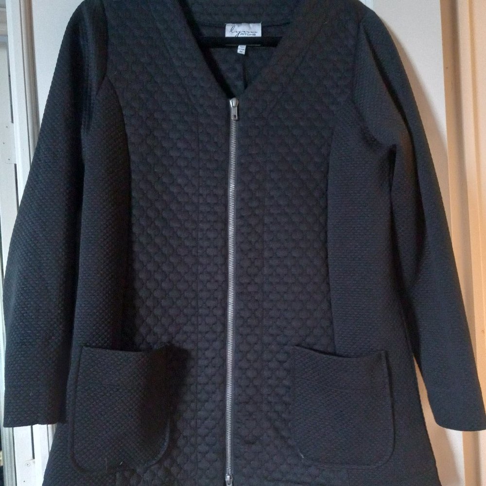 Lynn Ritchie Quilted Black Blazer